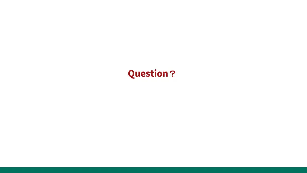 question