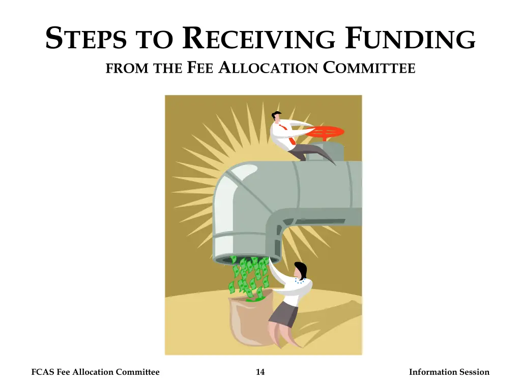 s teps to r eceiving f unding from