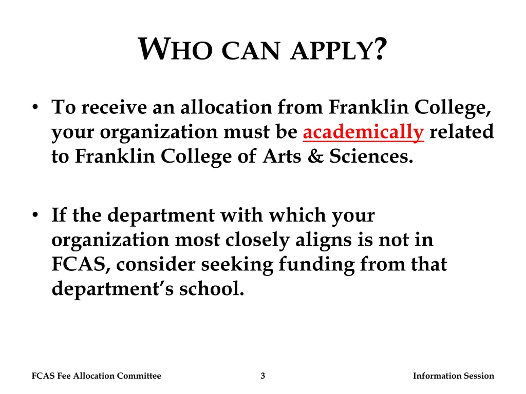 w ho can apply