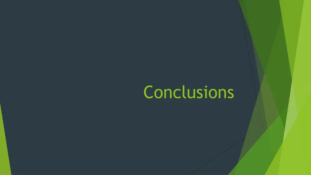 conclusions