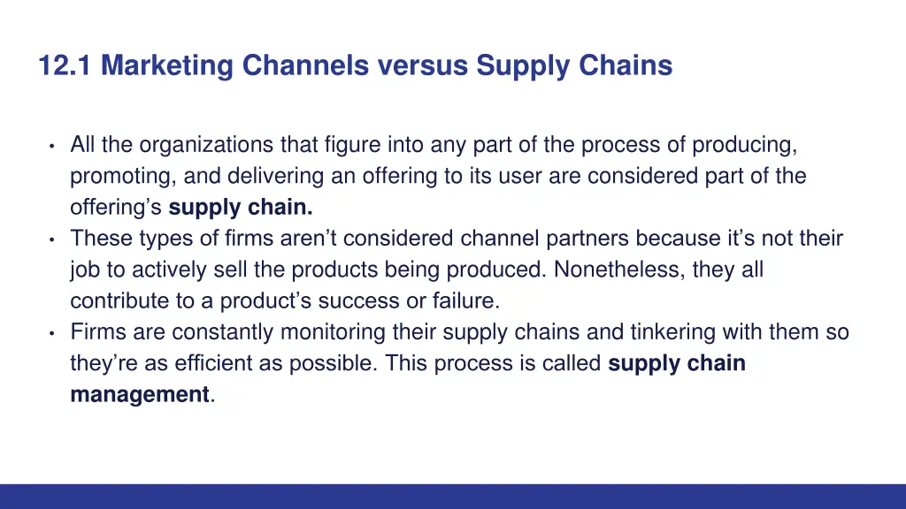 12 1 marketing channels versus supply chains