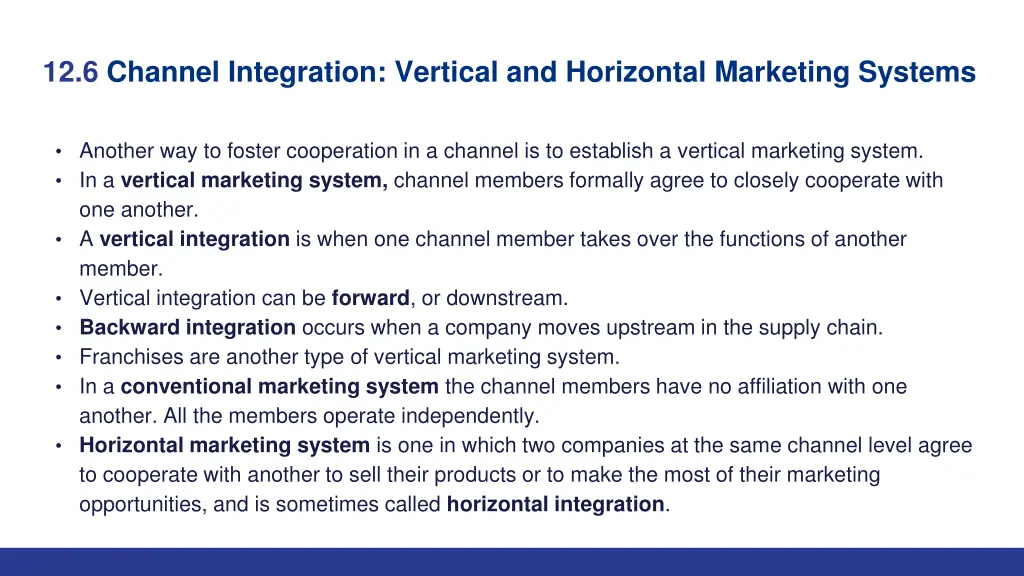 12 6 channel integration vertical and horizontal