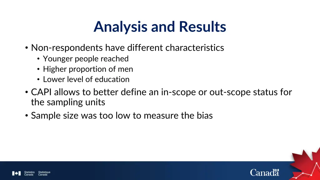analysis and results