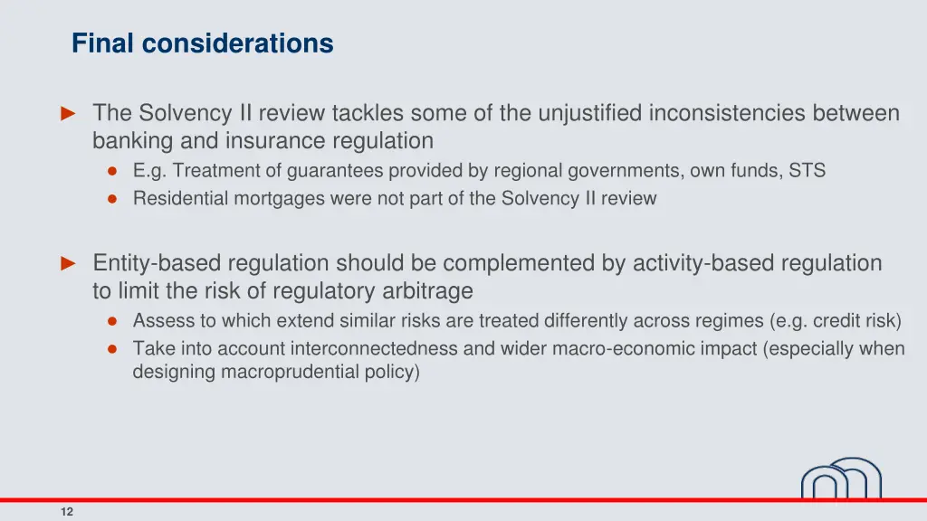 final considerations