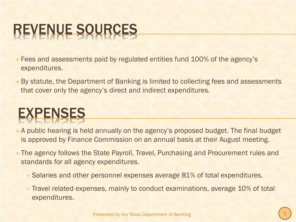 revenue sources