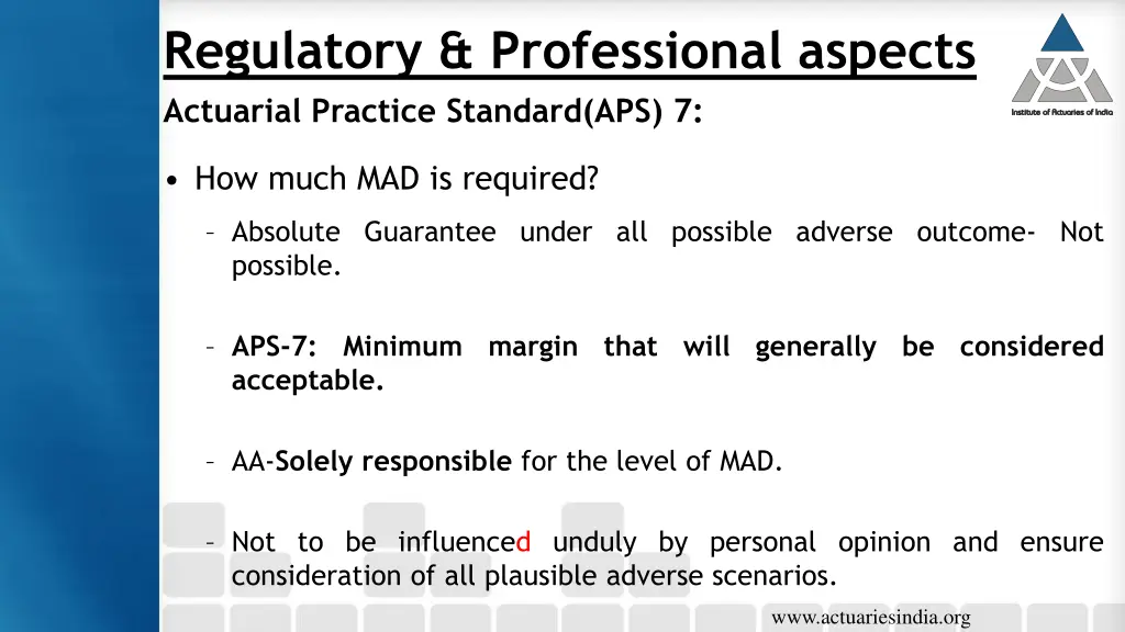 regulatory professional aspects actuarial 3