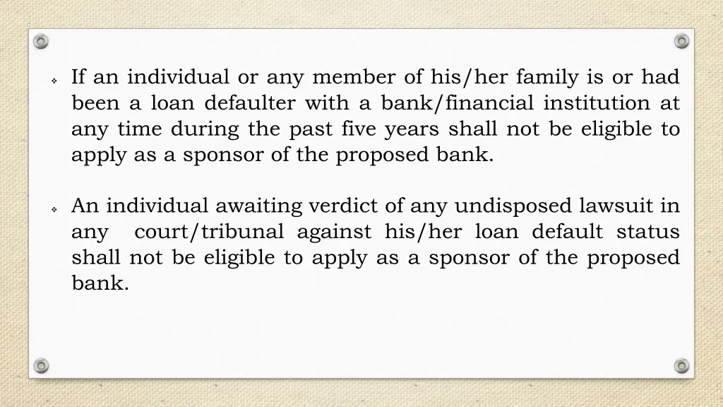 if an individual or any member of his her family