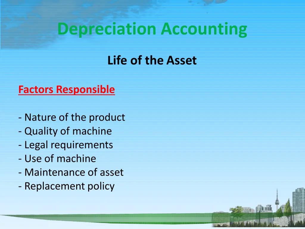 depreciation accounting 10