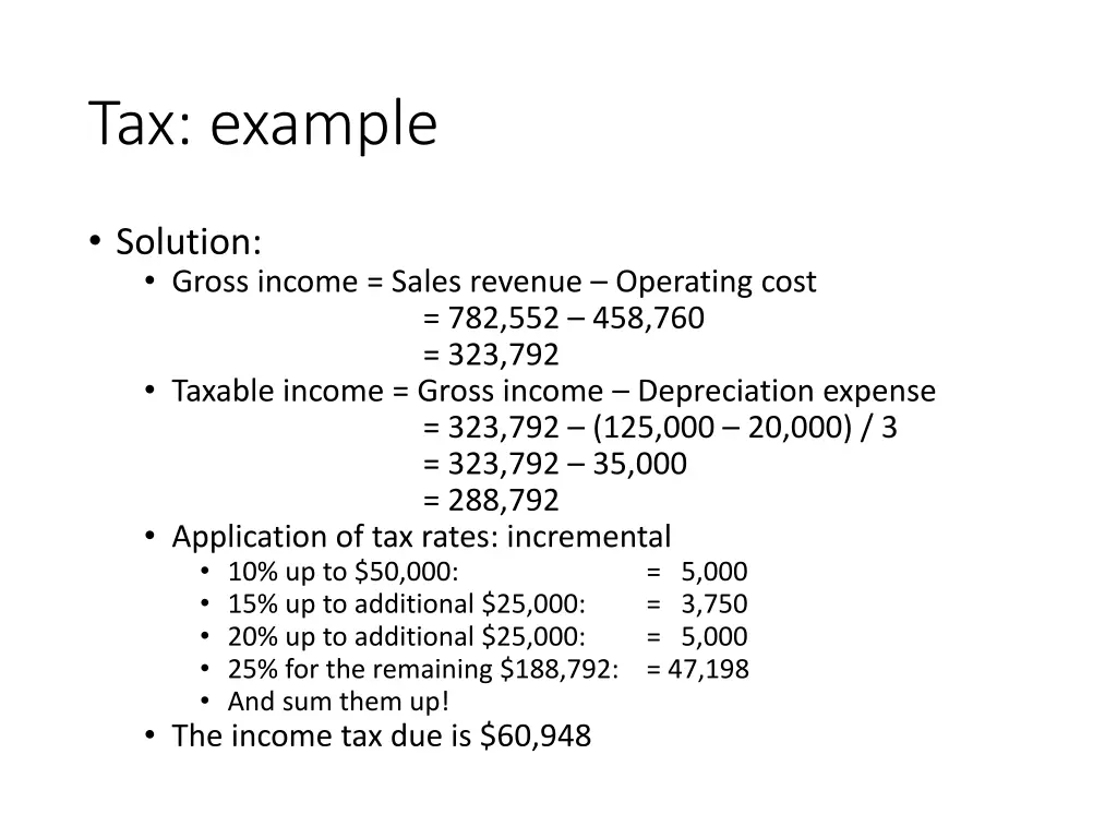 tax example 1