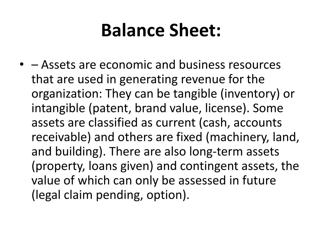 balance sheet 6