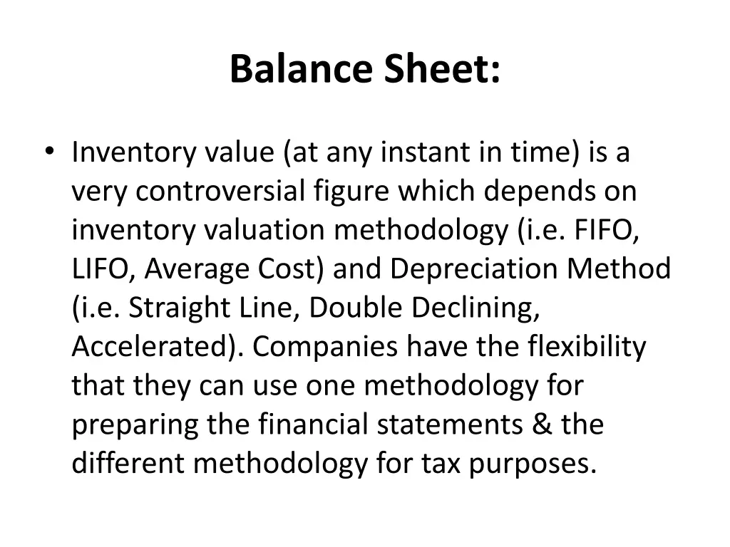 balance sheet 9