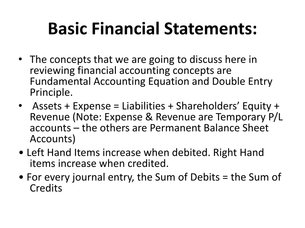 basic financial statements 1