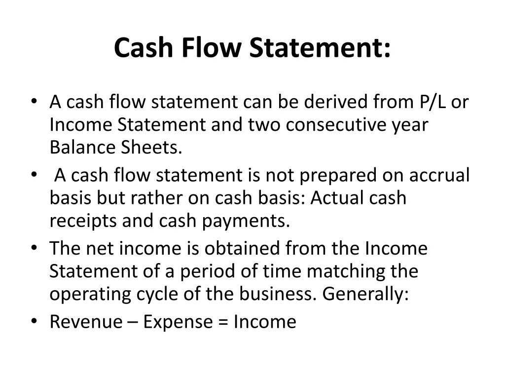 cash flow statement 1