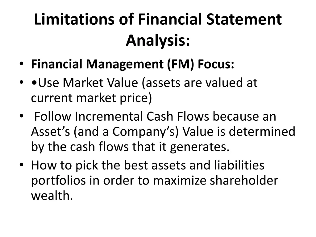 limitations of financial statement analysis 5