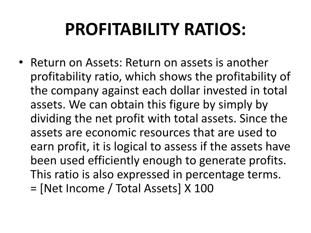 profitability ratios 1