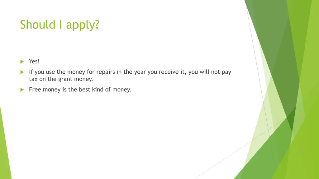 should i apply
