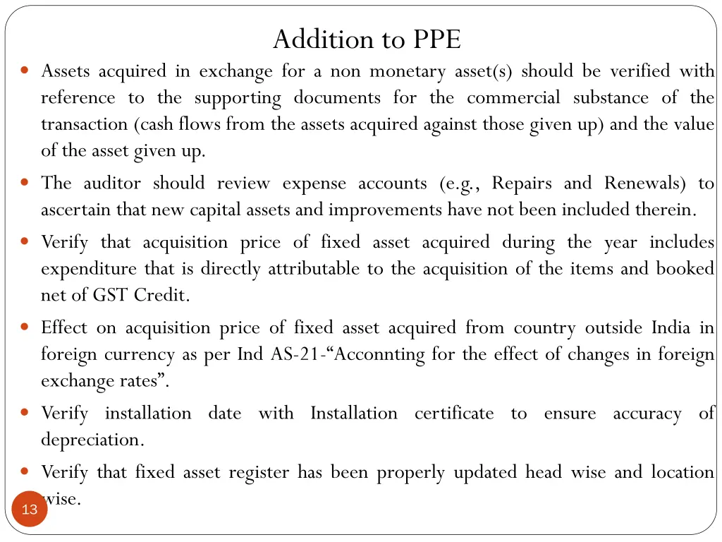 addition to ppe 1