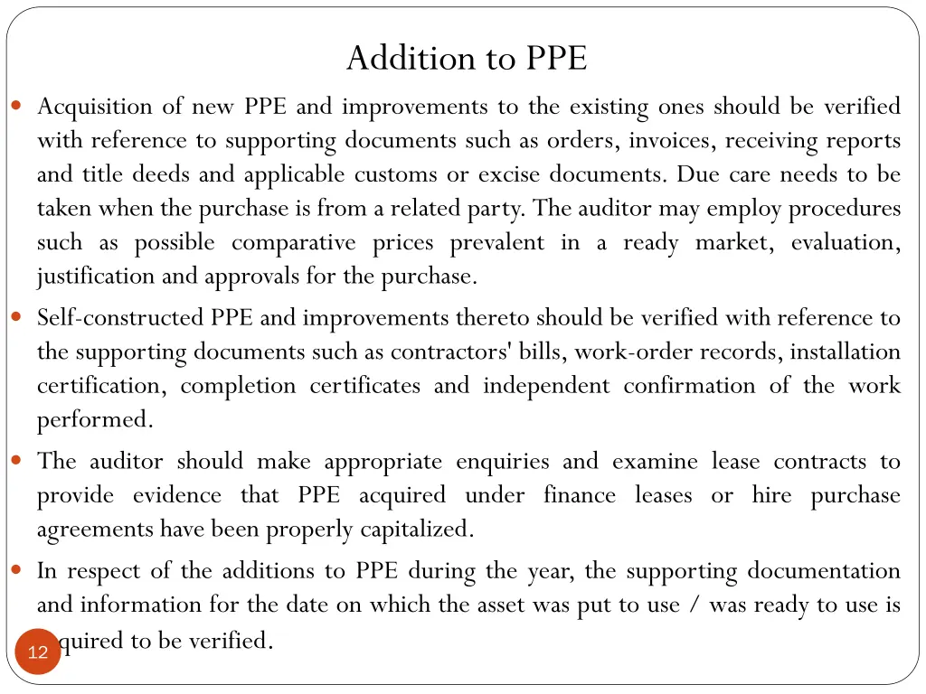 addition to ppe