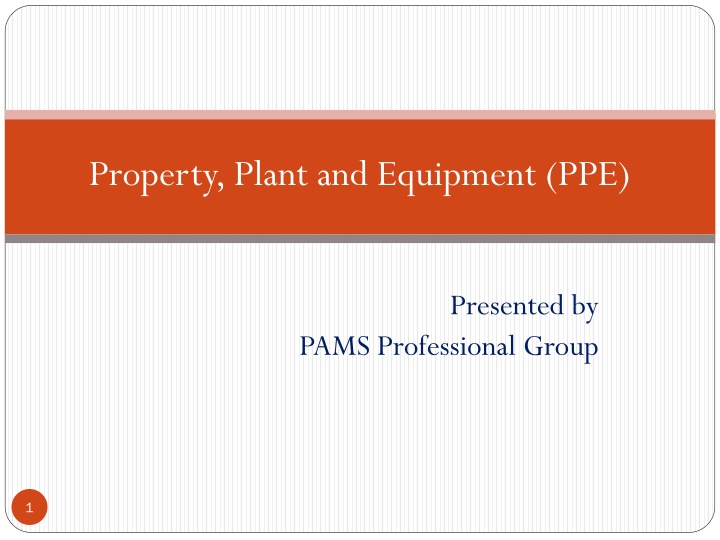 property plant and equipment ppe