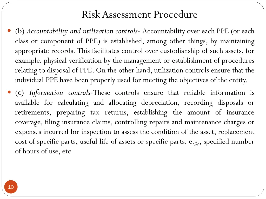 risk assessment procedure 1