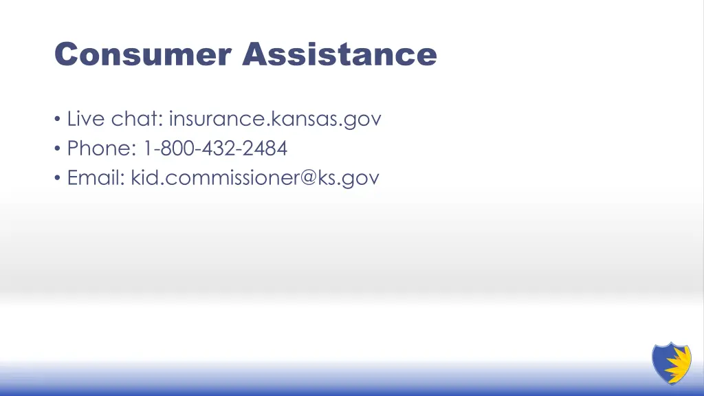 consumer assistance