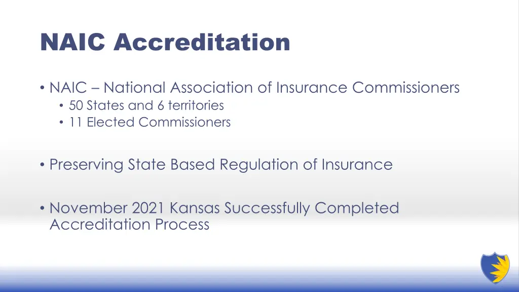 naic accreditation