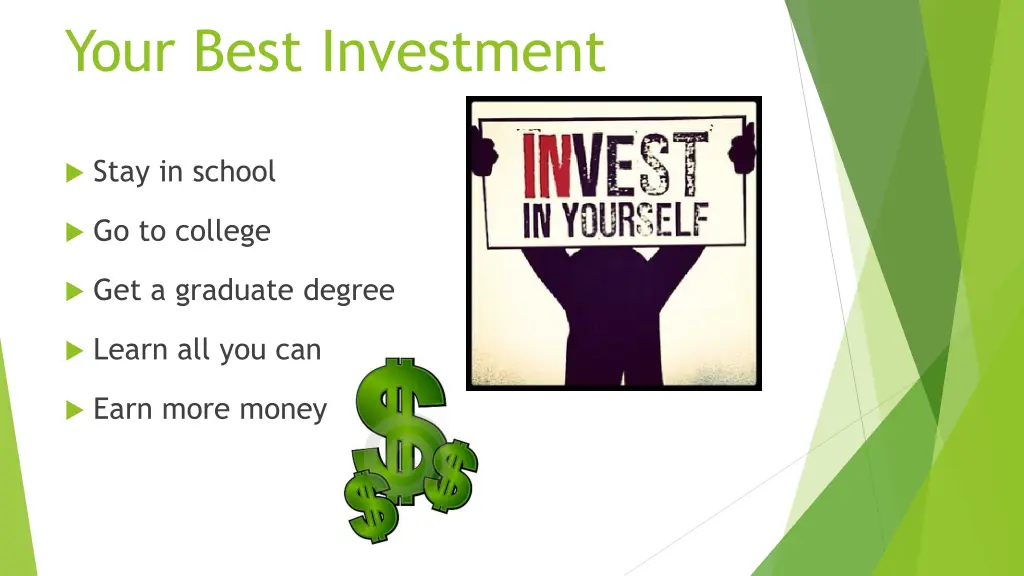 your best investment