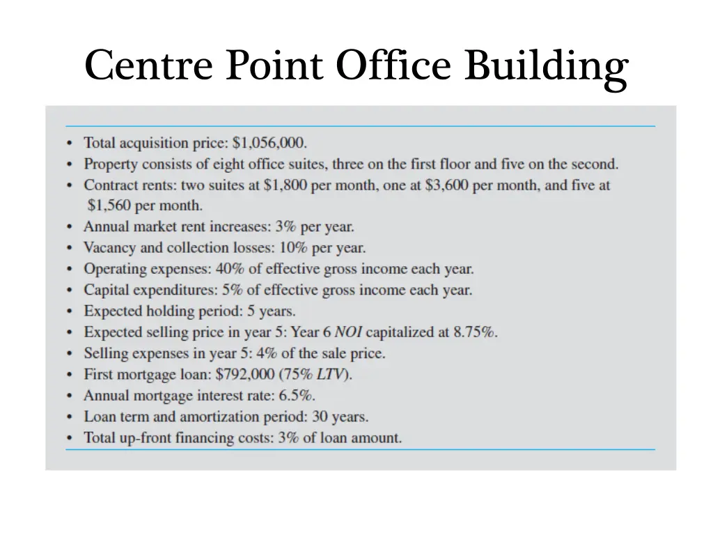 centre point office building