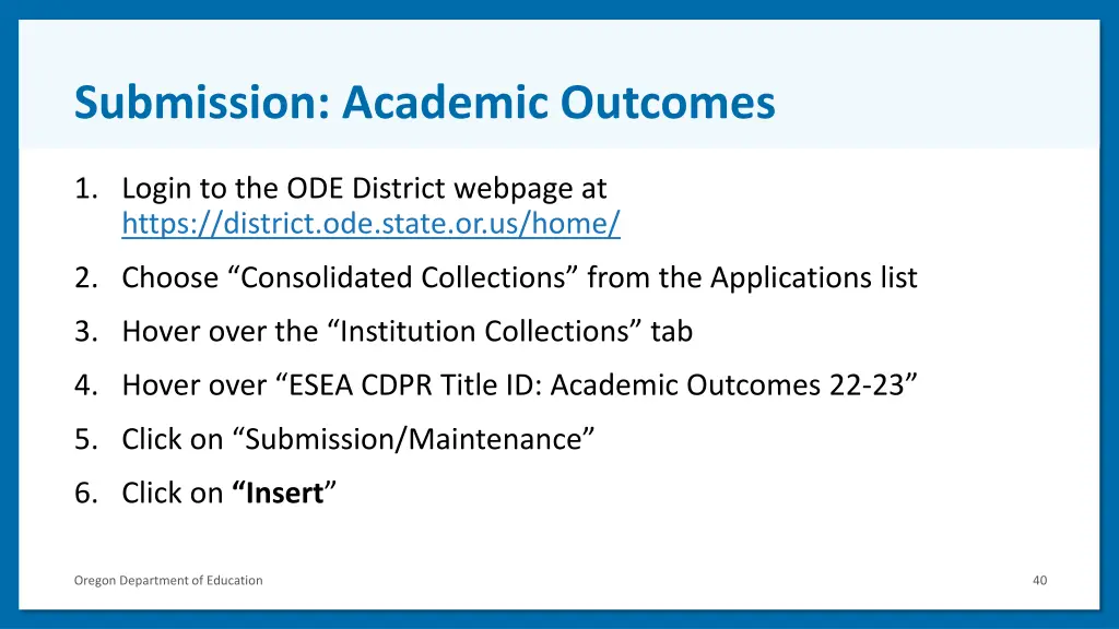submission academic outcomes