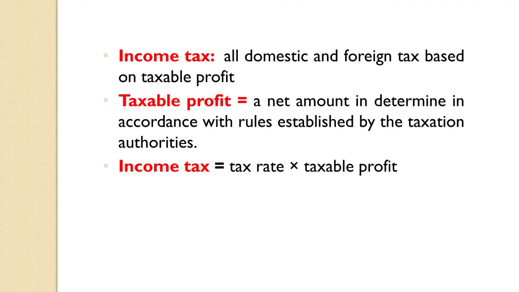 income tax all domestic and foreign tax based