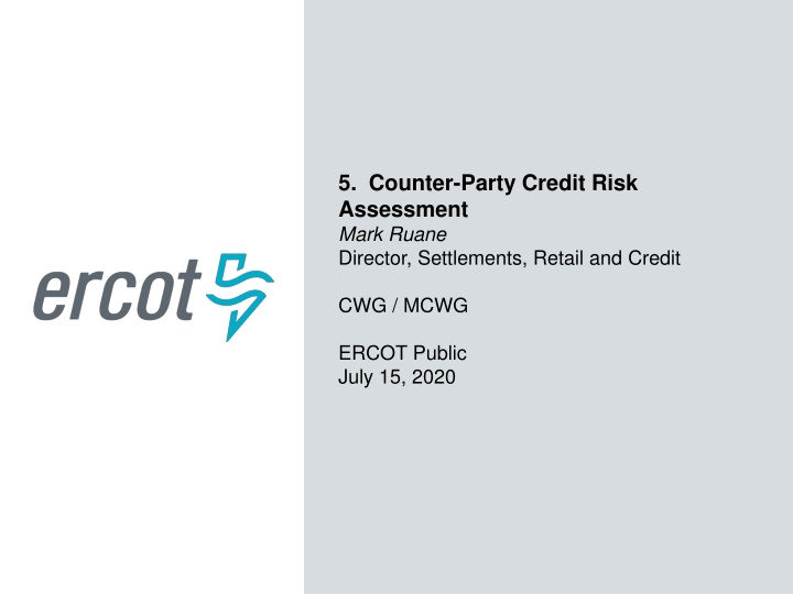 5 counter party credit risk assessment mark ruane