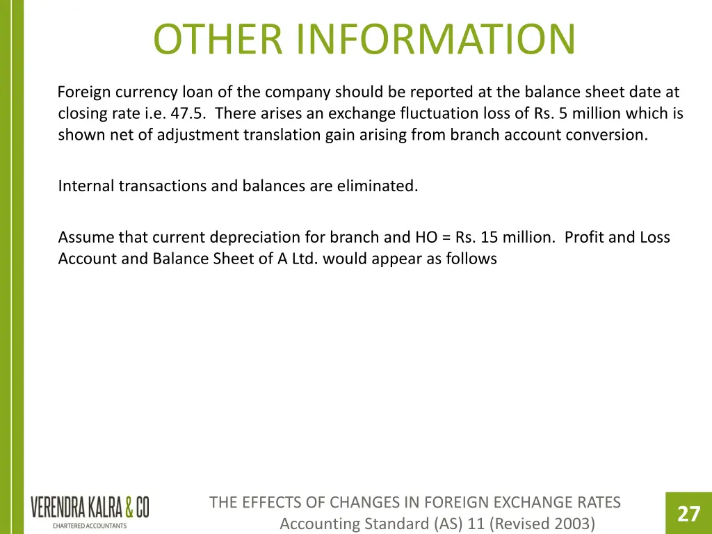 other information