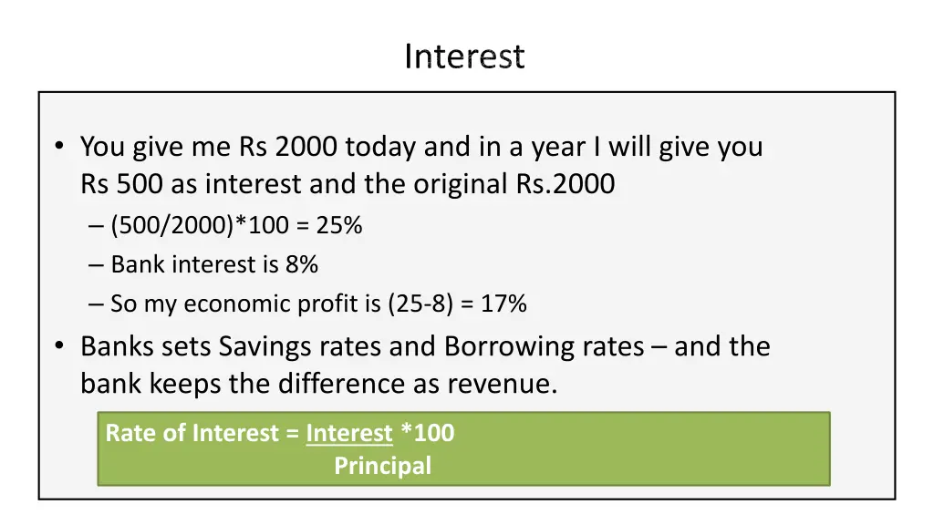 interest