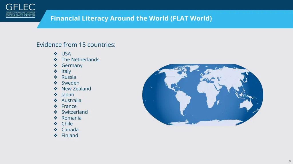 financial literacy around the world flat world