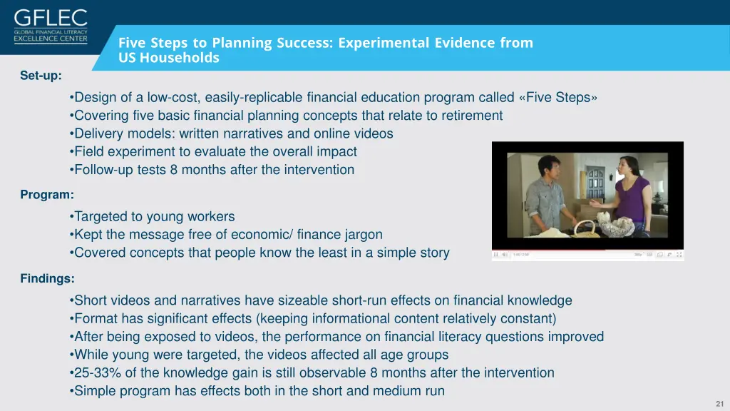 five steps to planning success experimental