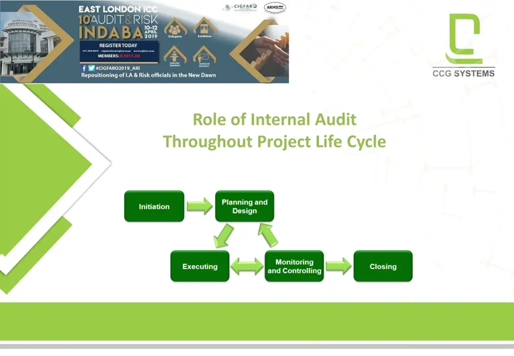 role of internal audit throughout project life