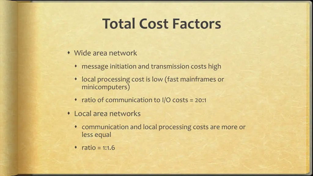 total cost factors