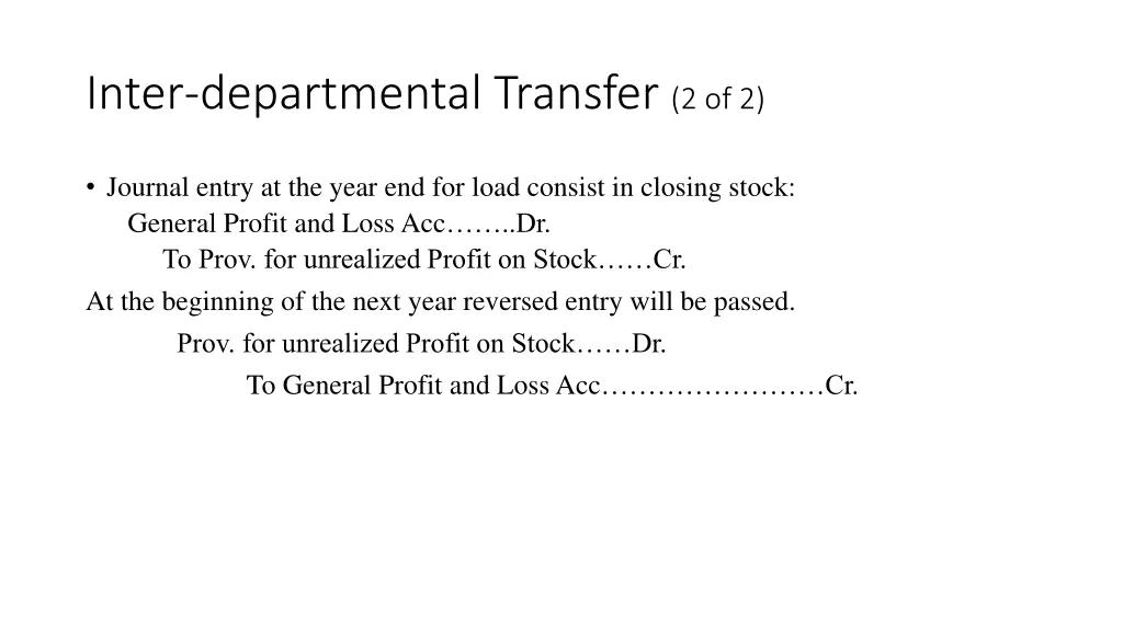 inter departmental transfer 2 of 2