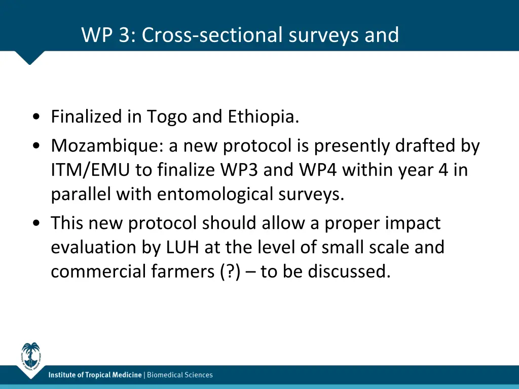 wp 3 cross sectional surveys and identification
