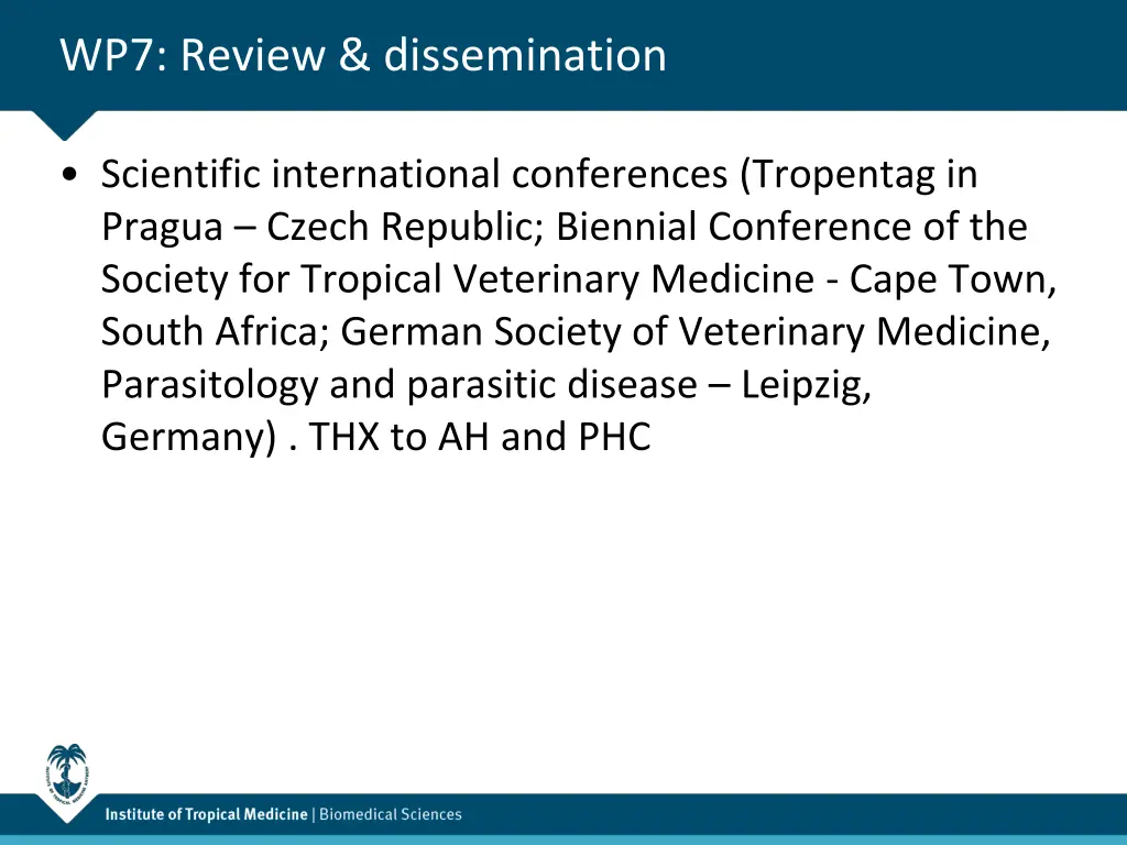 wp7 review dissemination