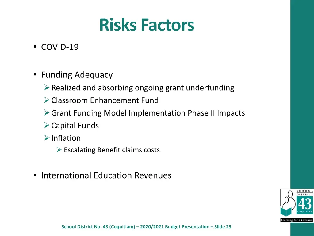 risks factors