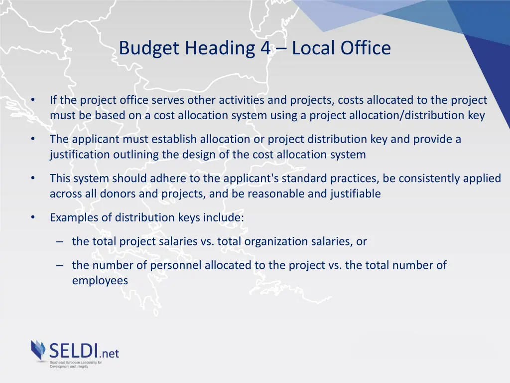 budget heading 4 local office 1