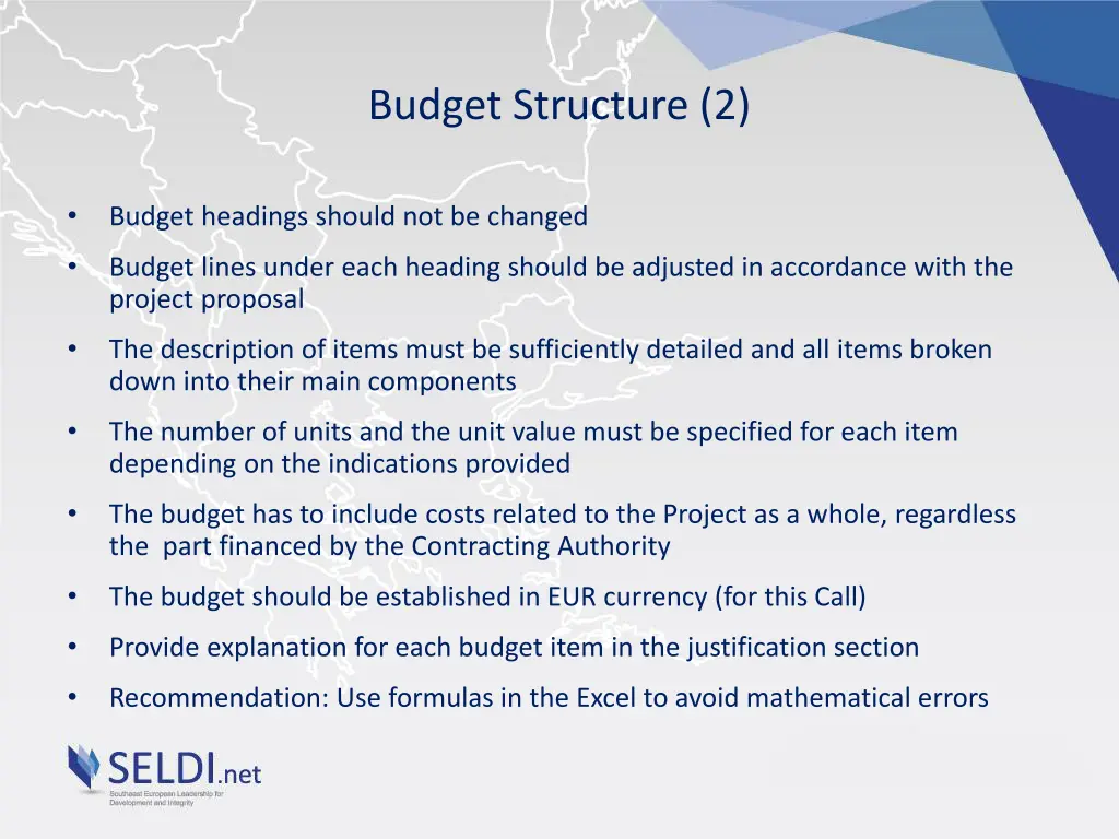 budget structure 2