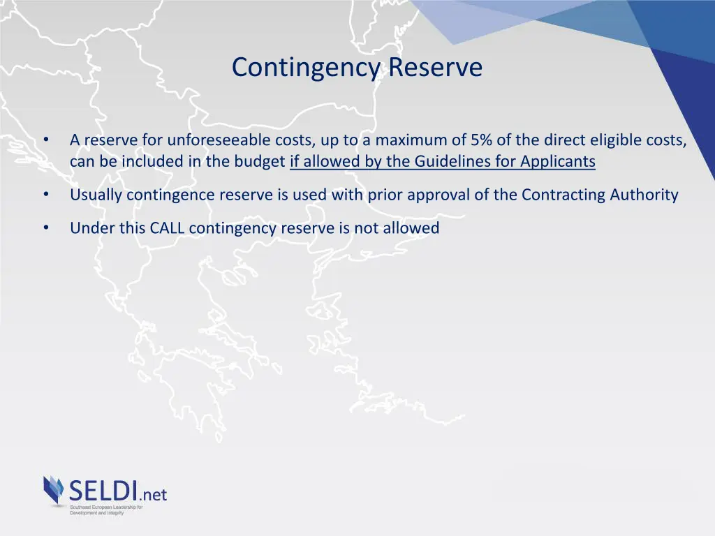 contingency reserve
