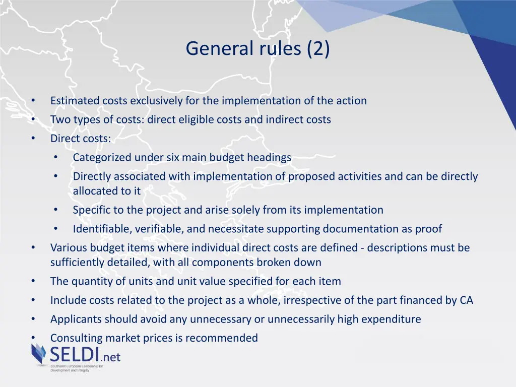 general rules 2