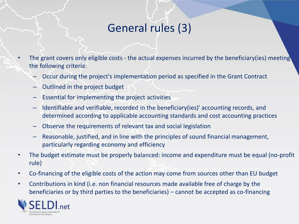 general rules 3