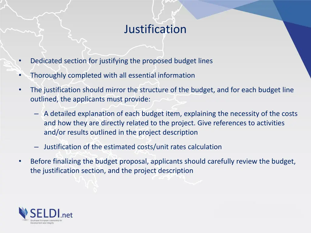 justification