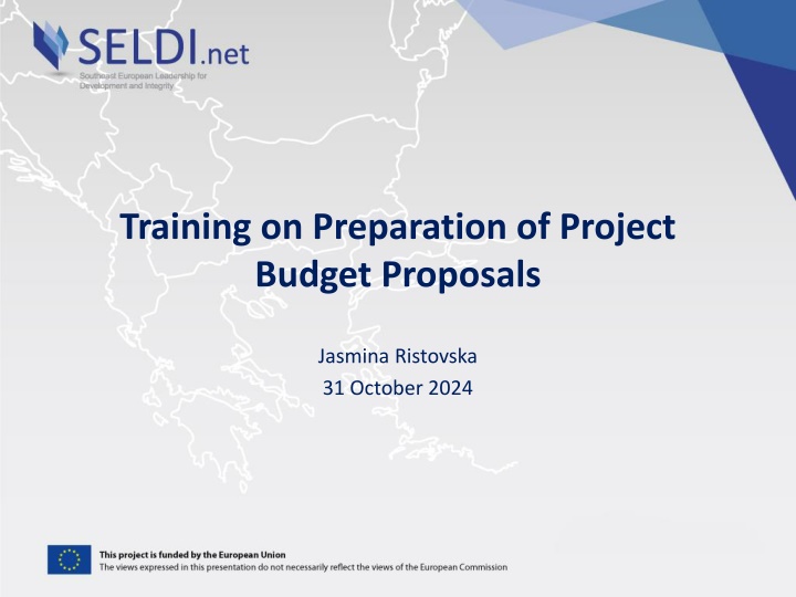 training on preparation of project budget