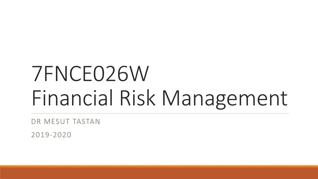 7fnce026w financial risk management