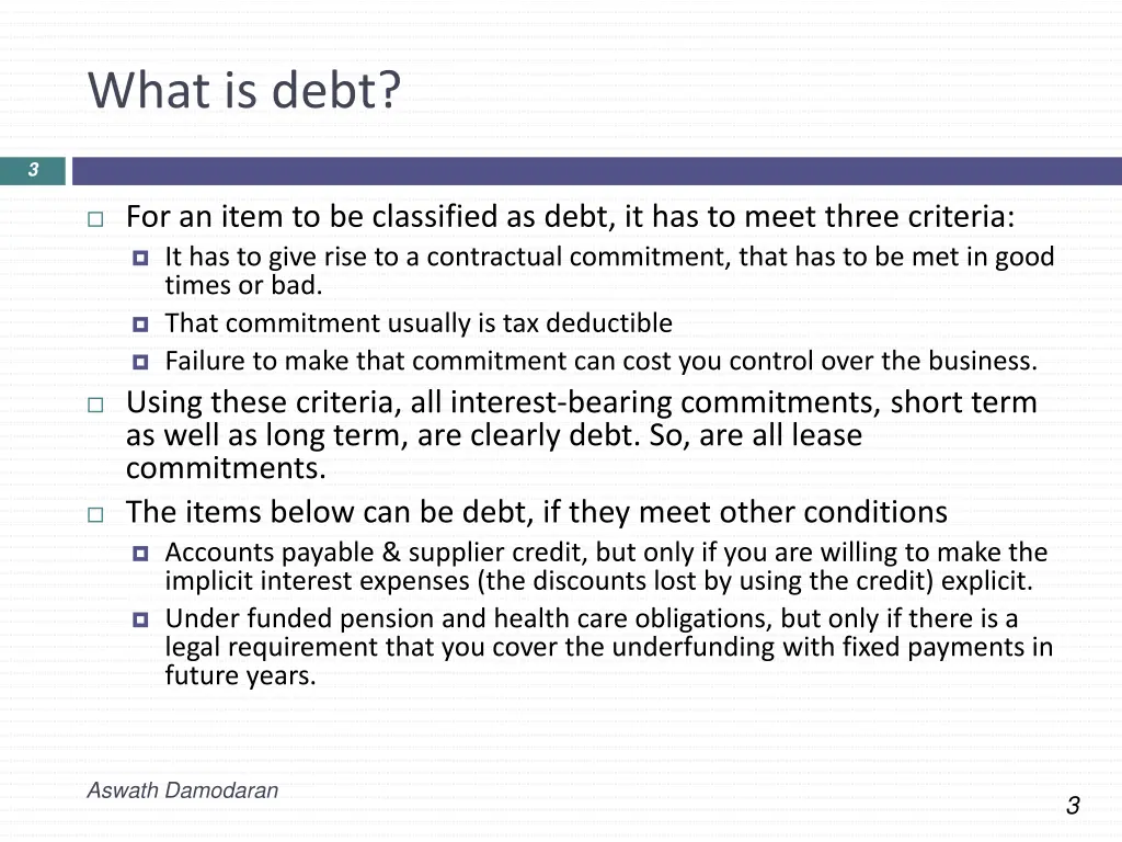 what is debt